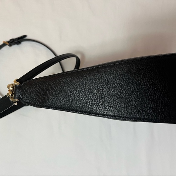 NEW Kate Spade Janie Black Pebbled Leather Shoulder Bag Crossbody Purse KE660 - Picture 4 of 11